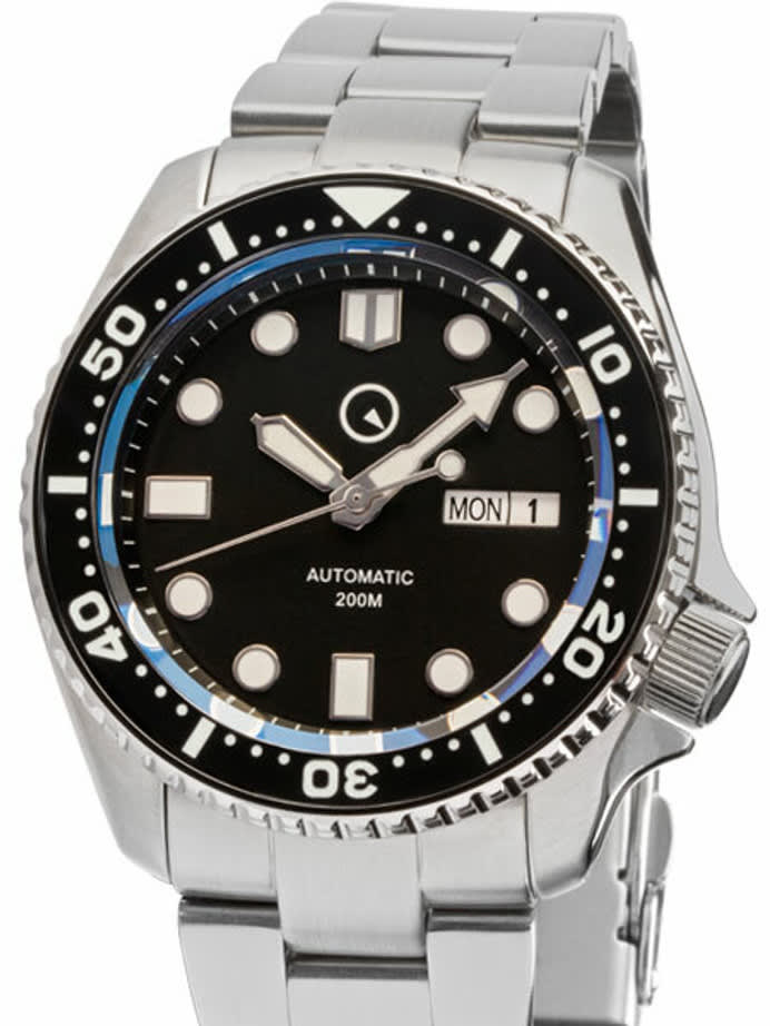 Scratch and Dent - Islander Automatic Dive Watch with AR Sapphire Crystal, Luminous Ceramic Bezel Insert #ISL-02