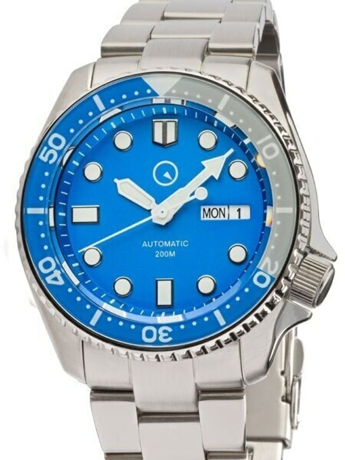 Scratch and Dent - Islander Automatic Dive Watch with AR Sapphire Crystal, and Luminous Sapphire Bezel Insert #ISL-09