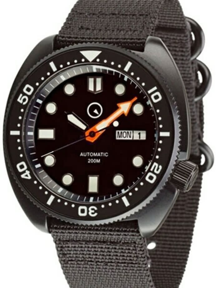 Islander Automatic Dive Watch with AR Double Dome Sapphire Crystal, and Luminous Bezel Insert #ISL-13