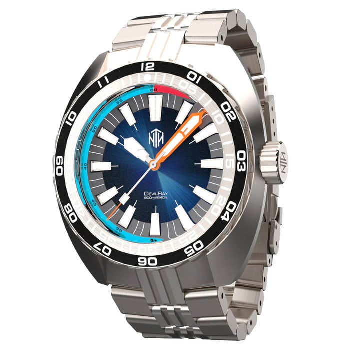 NTH DevilRay 500-Meter Automatic Dive Watch with an AR Sapphire Crystal #WW-NTH-DREN