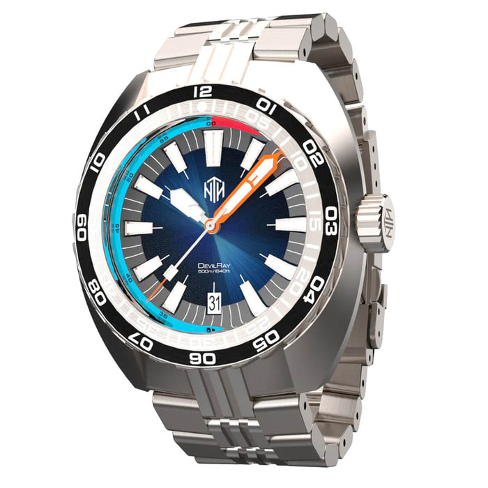 NTH DevilRay 500-Meter Automatic Dive Watch with an AR Sapphire Crystal #WW-NTH-DRED