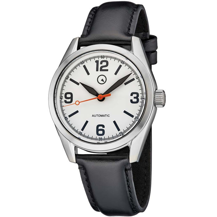 Islander Automatic Watch with Leather Strap and an AR Dome Sapphire Crystal #ISL-84