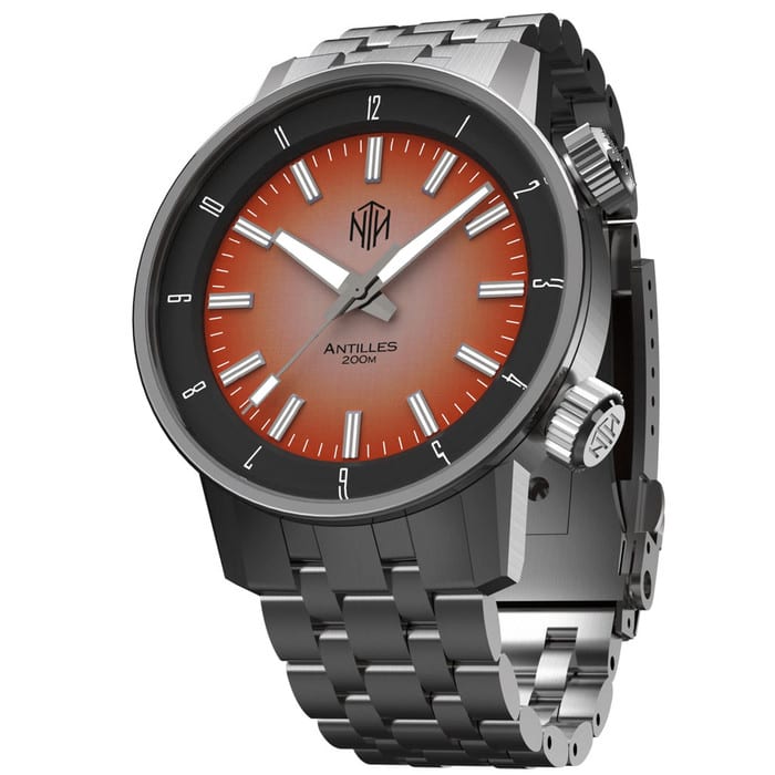 NTH Antilles  200-Meter Hi-Beat Automatic Dive Watch with a DD AR Sapphire Crystal #WW-NTH-TNRN