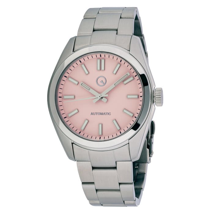 Islander Brookville Hi-Beat Automatic Dress Watch with Cotton Candy Dial #ISL-132