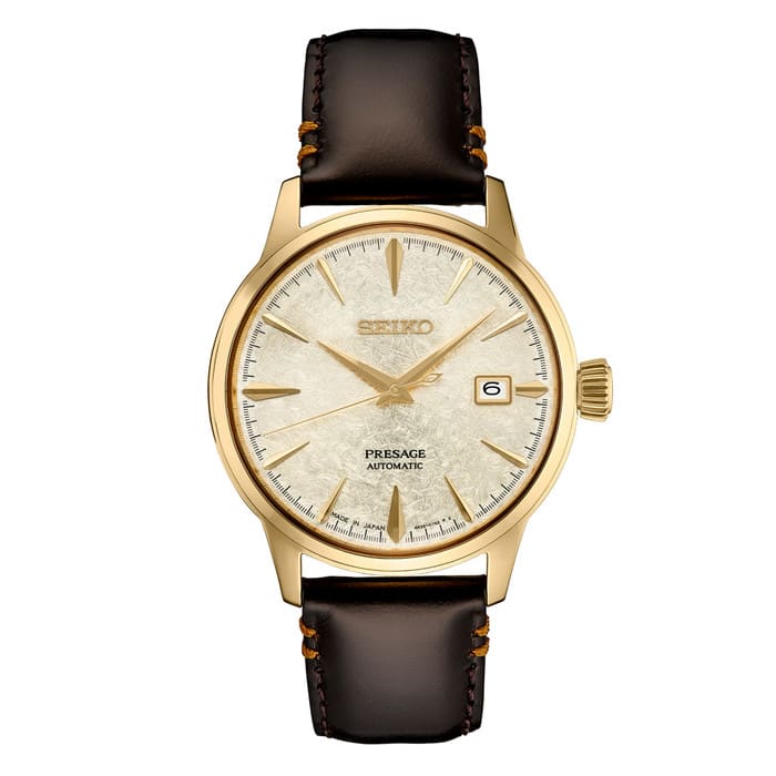 Seiko Presage Cocktail Time Limited Edition Star Bar Watch with Frost Dial #SRPH78