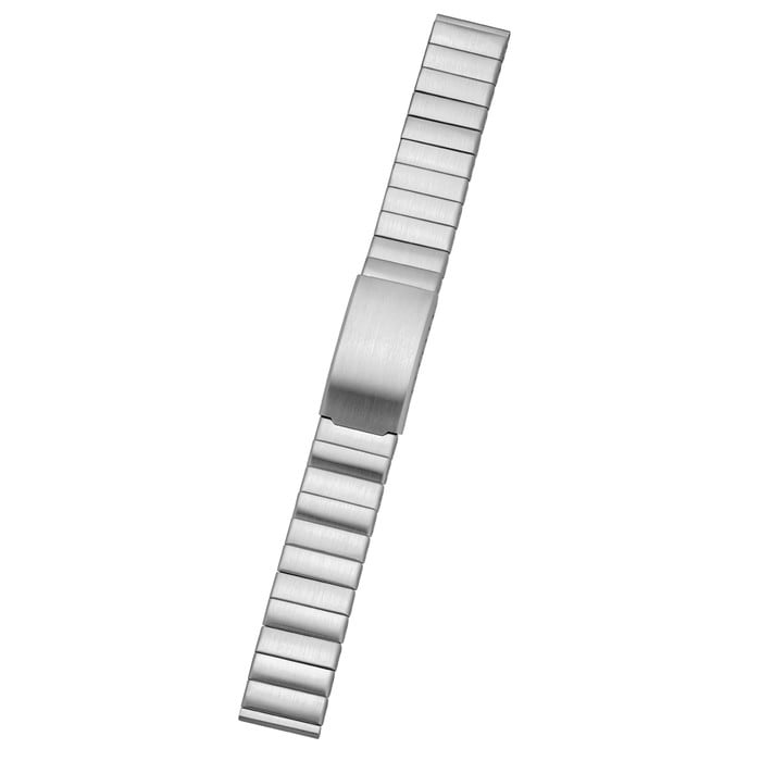 Vollmer 18mm Brushed Stainless Steel Link Bracelet #04151H7