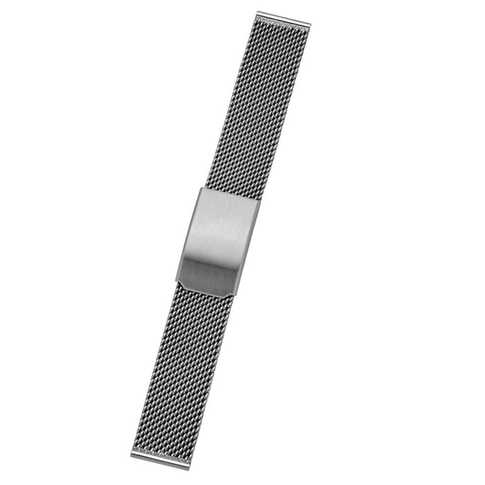 Vollmer 20mm Polished Heavy Mesh Stainless Steel Bracelet #20031H4