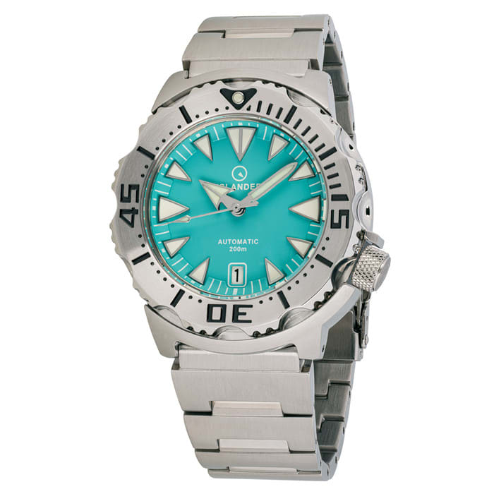 Islander Robin's Egg Blue Dial Automatic Dive Watch #ISL-143