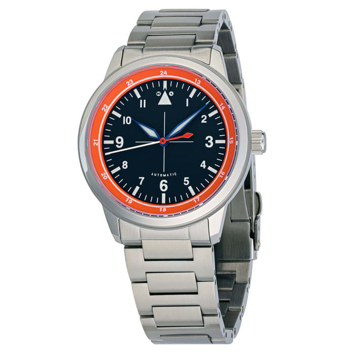 Islander x Hemel LIMITED EDITION Hawkeye 39mm Modern Flieger with Black Dial #ISL-205