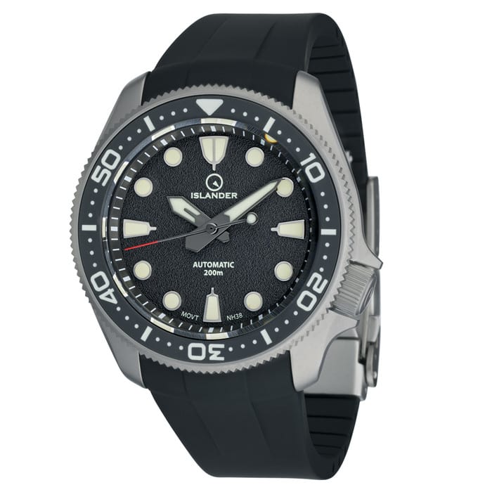 Islander Sands Point Titanium Diver with Black Sand Dial #ISL-158