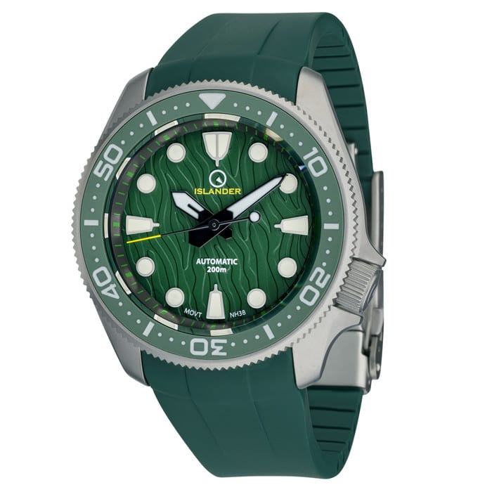 Islander Sands Point Titanium Diver with Green Kelp Dial #ISL-160