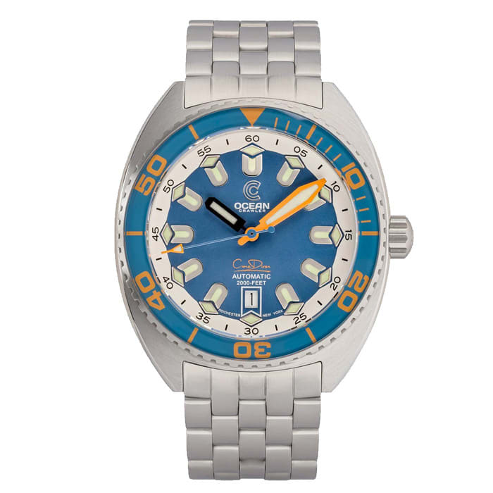 Ocean Crawler Core Diver V4 with Blue Dial #OC-CR-V4-BO