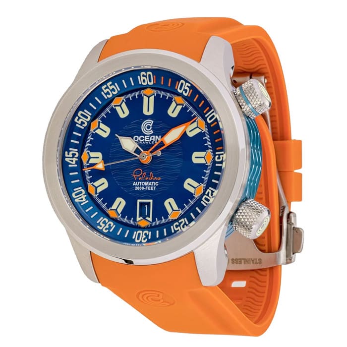 Ocean Crawler Paladino WaveMaker with Blue Dial #OC-PL-V2-BL