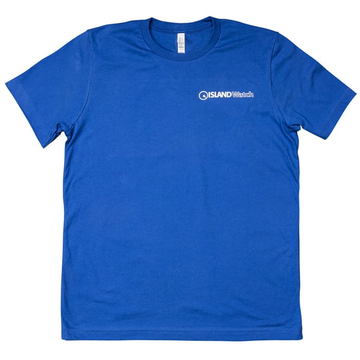 Island Watch Short-Sleeve Unisex T-Shirt in Royal Blue #SSTS-B