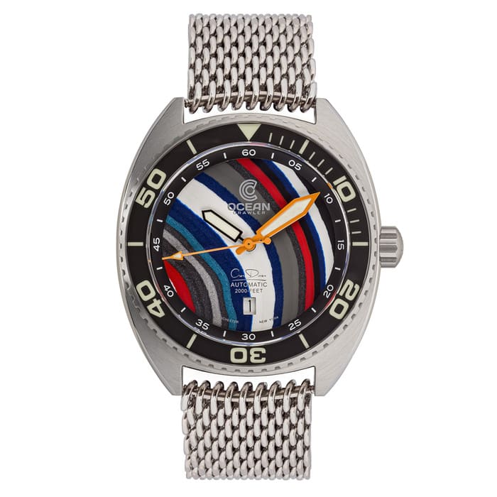 Ocean Crawler Core Diver V4 with Fordite Dial, Type A#OC-CR4-FA