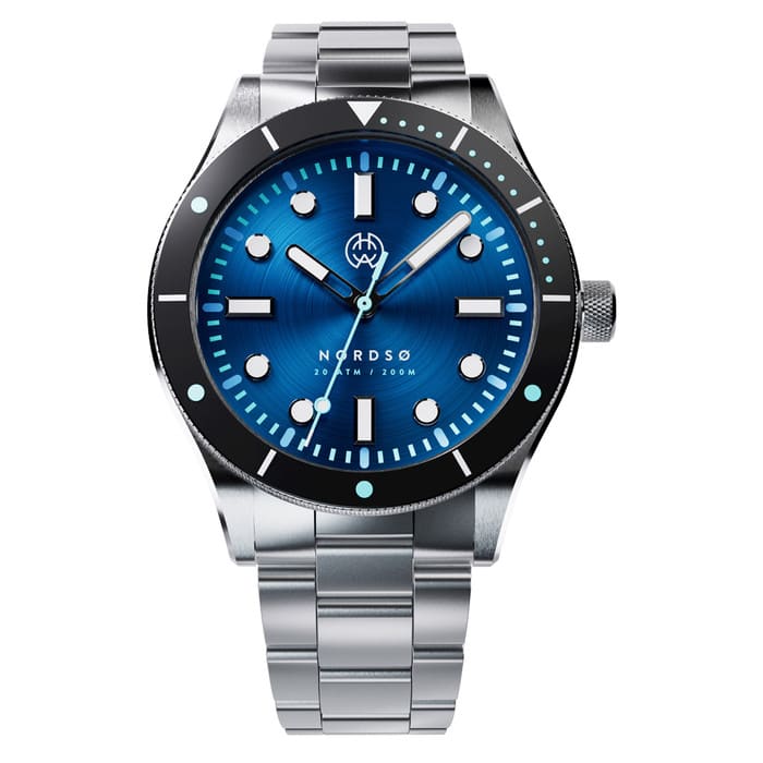 Henry Archer Nordso Automatic Dive Watch with Horizon Blue Dial #HAC-NOR-HRZ-3LI