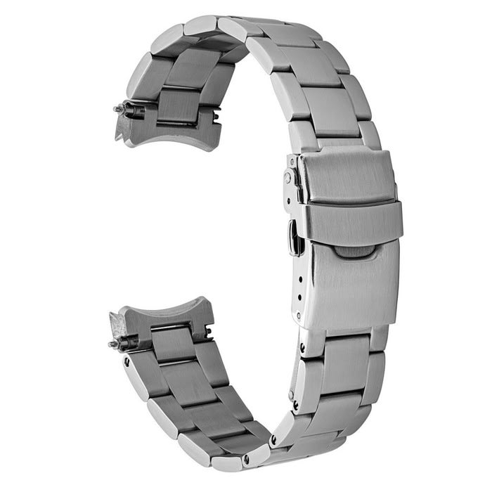 Islander 20mm Brushed Solid-Link Bracelet for Seiko 42.8mm Solar Dive Watch #BRAC-86