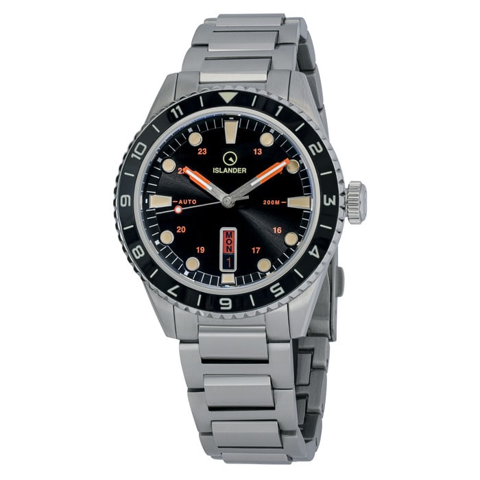 Islander Greenport 39mm Dive Watch with Black Dial #ISL-250