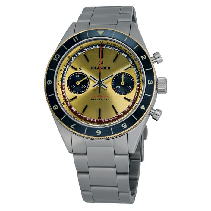 Islander Bridgehampton Racing Chronograph with Golden Dial #ISL-237