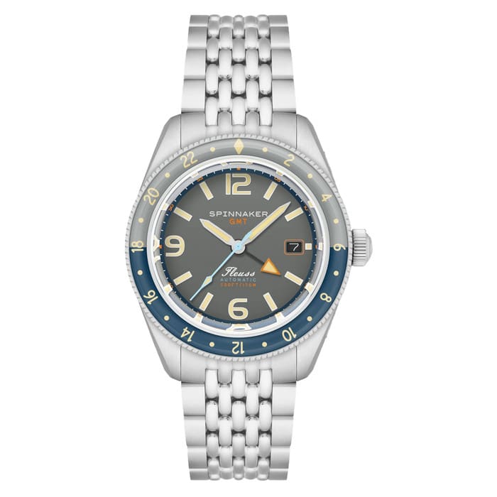Spinnaker Fleuss GMT Automatic Watch with Deep Grey Dial #SP-5120-11