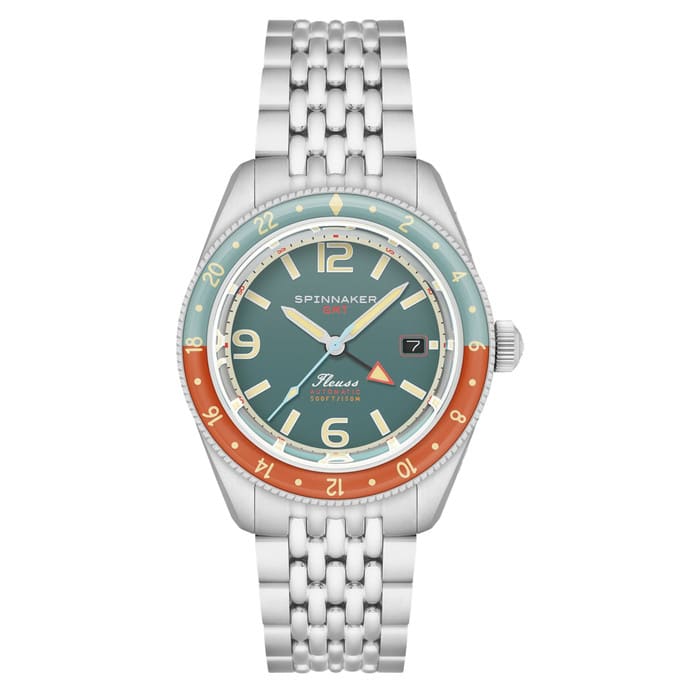 Spinnaker Fleuss GMT Automatic Watch with Tropical Green Dial #SP-5120-33