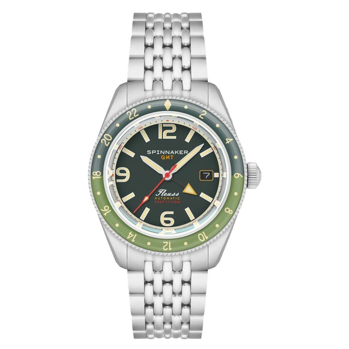 Spinnaker Fleuss GMT Automatic Watch with Forest Green Dial #SP-5120-44
