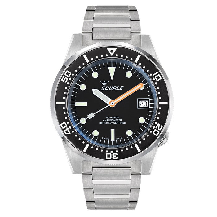 Squale 1521 COSC Certified Chronometer 50 Atmos Dive Watch #1521COSCL.SQ20B