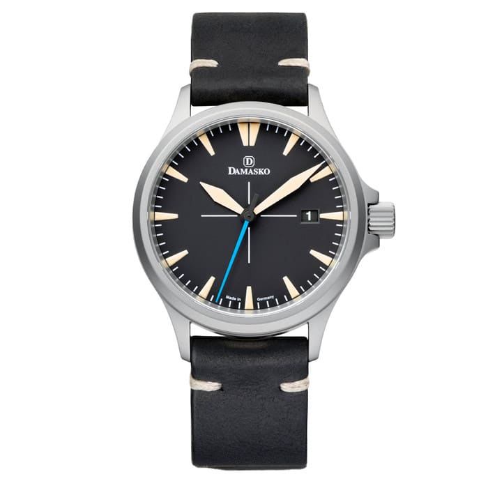 Damasko Vintage Inspired Submarine Steel Automatic Watch with Date #DK22