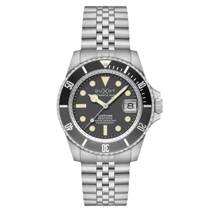 Duxot Atlantica Automatic Dive Watch with Charcoal Grey Dial #DX-2057-55