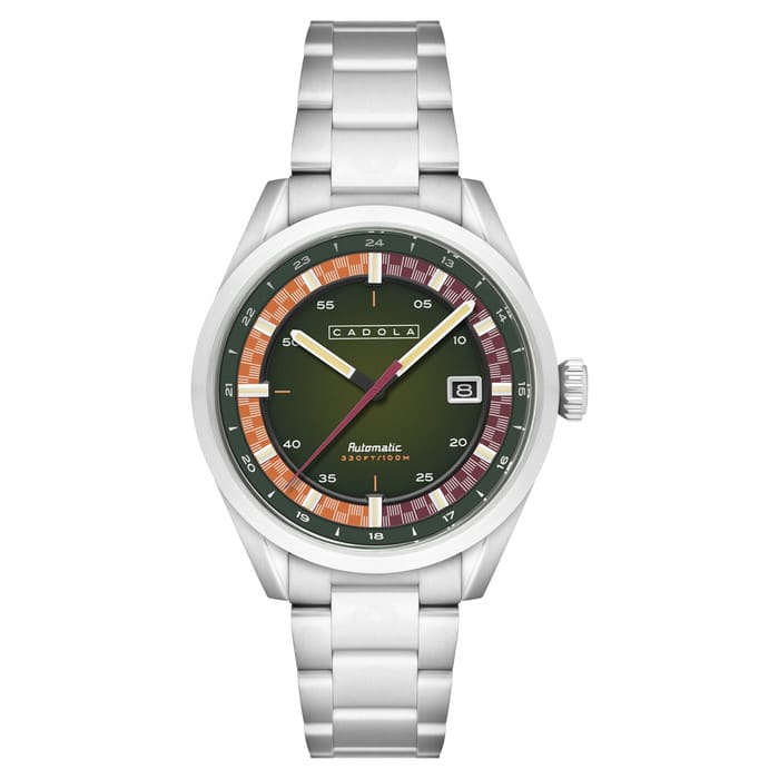 Cadola Paddock Automatic Watch with Pine Green Dial #CD-1037-44