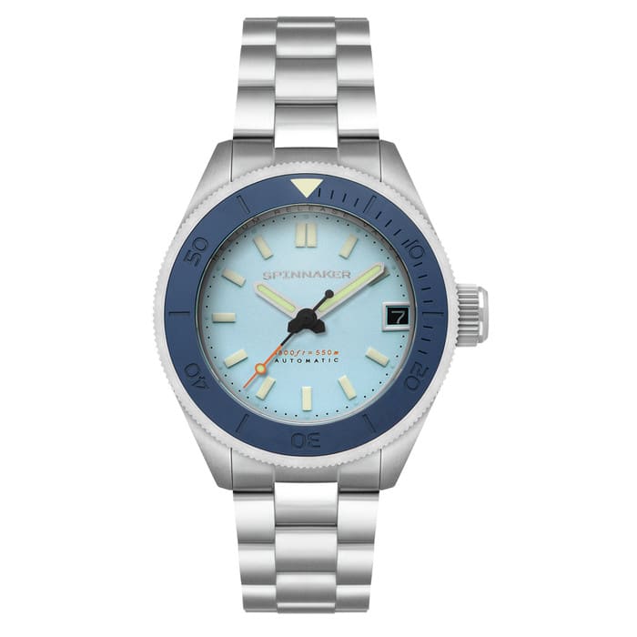 Spinnaker Piccard Automatic Dive Watch with Ice Blue Dial #SP-5098-55