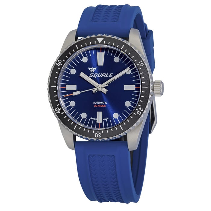 Squale Montauk 300M Swiss Automatic Diver with Rich Blue Dial #MTK-22