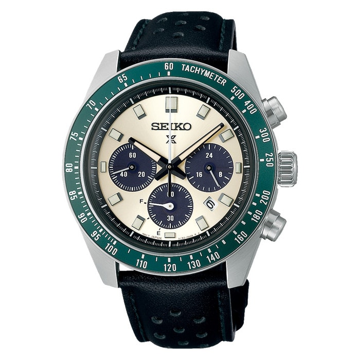 Seiko Prospex Speedtimer Solar Chronograph with Ivory Dial #SSC943