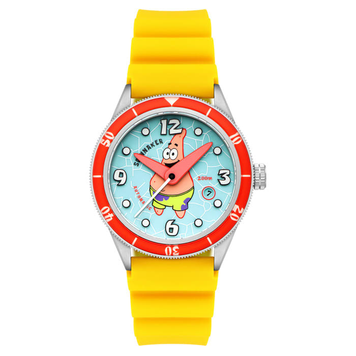Spinnaker Cahill Automatic SpongeBob SquarePants Timekeeper Limited Edition Blue Dial #SP-5142-02