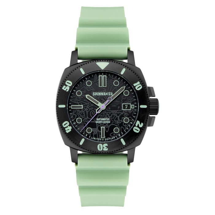 Spinnaker Hull Diver Automatic SpongeBob SquarePants Limited Edition Green Squidward #SP-5147-03