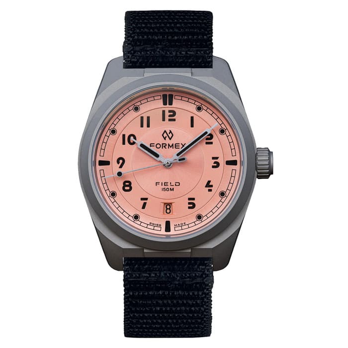 Formex Swiss Automatic Titanium Field Watch with Coho Salmon Dial #0660.1.6555.822