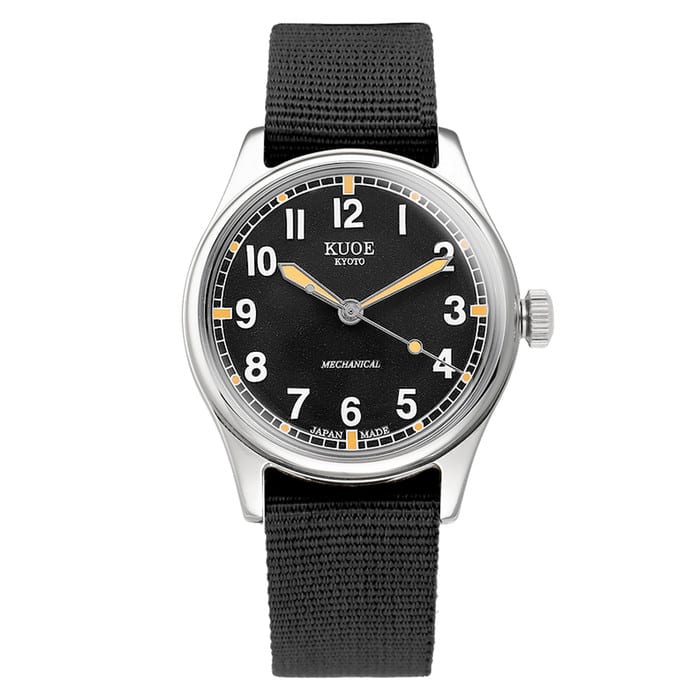 KUOE Old Smith 90-002 Automatic 38mm Watch with Black Dial #OS90002-ND-BK-LARGE