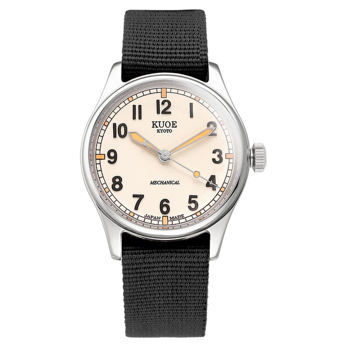 KUOE Old Smith 90-002 Automatic 38mm Watch with Ivory Dial #OS90002-ND-IV-LARGE