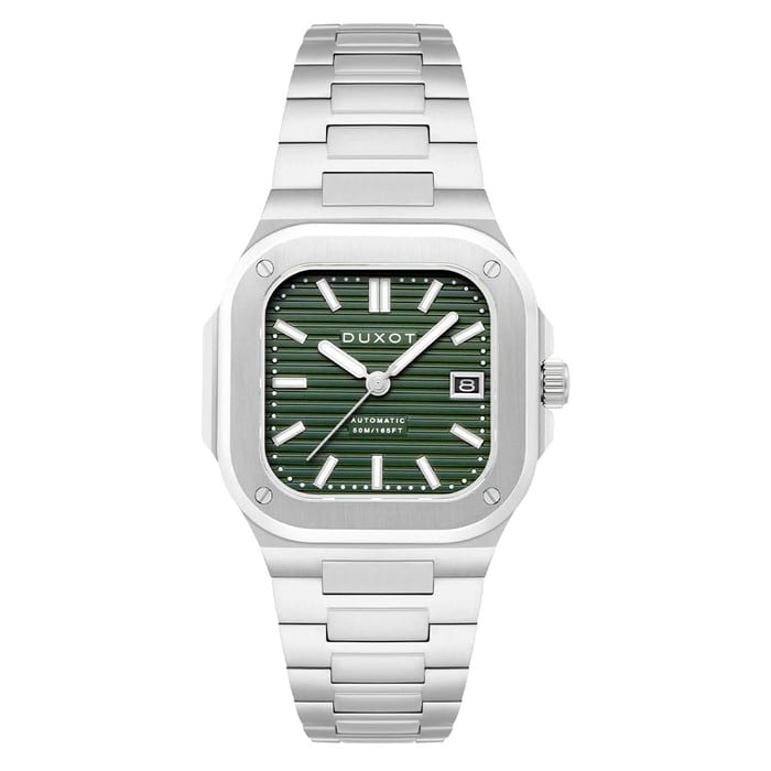 Duxot Quadrata Automatic in Sage Green #DX-2073-22