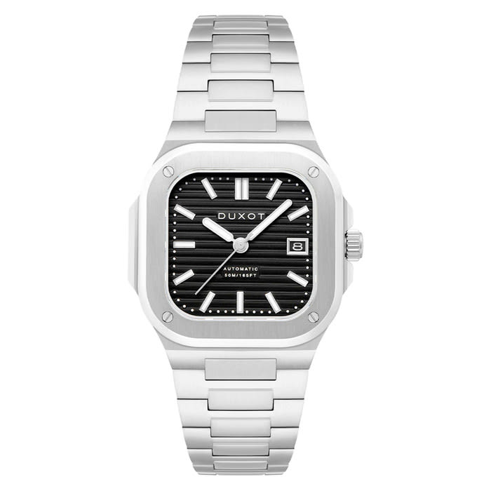 Duxot Quadrata Automatic in Midnight Black #DX-2073-33