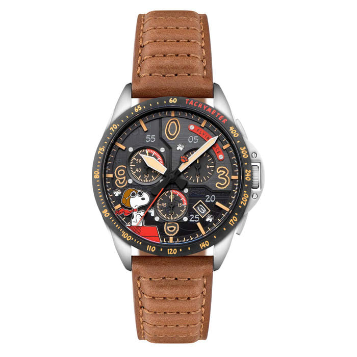 AVI-8 x Peanuts Blakeslee Snoopy Flying Ace LE in Biplane Brown #AV-4140-02