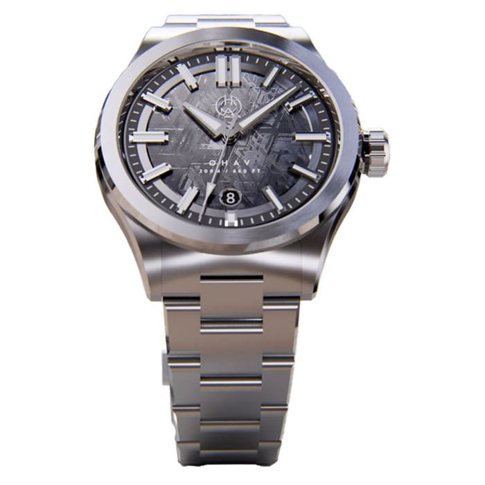 Henry Archer Øhav Meteorite Lunaris Watch #HAC-OHV-LNS-3LI