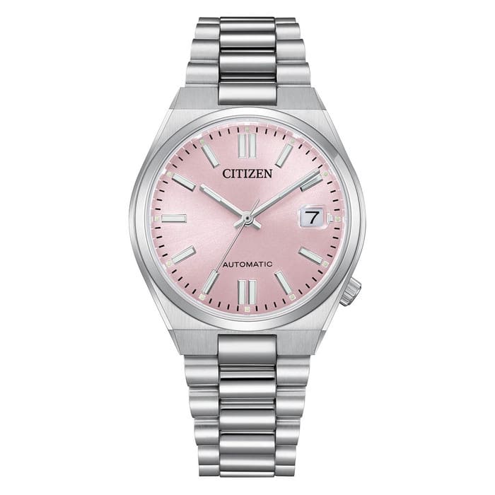 Citizen Tsuyosa 37mm Sports Automatic with Pastel Pink Dial #NJ0200-50Z