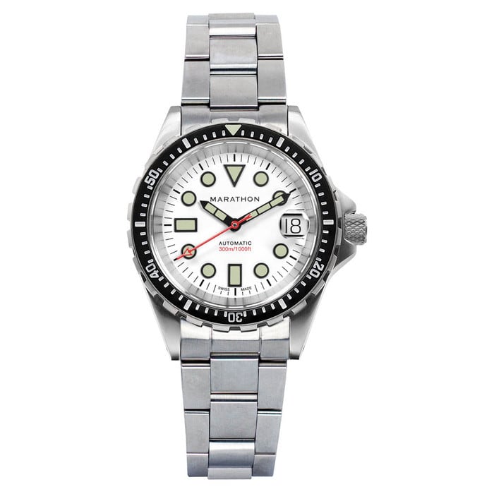 Marathon 36mm Automatic OSAR-D with Arctic Dial and Bracelet #WW194026SS-2501