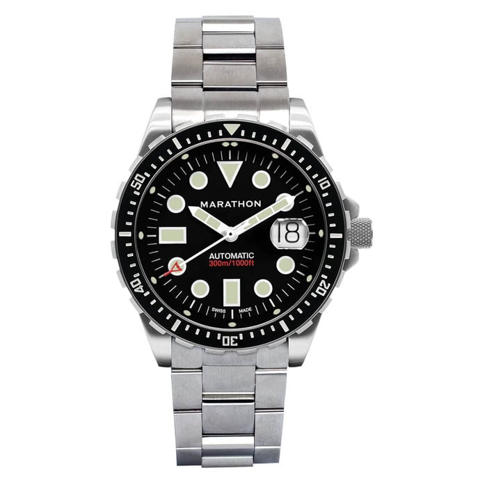 Marathon 46mm Automatic OSAR-D with Black Dial and Bracelet #WW194037SS-2001