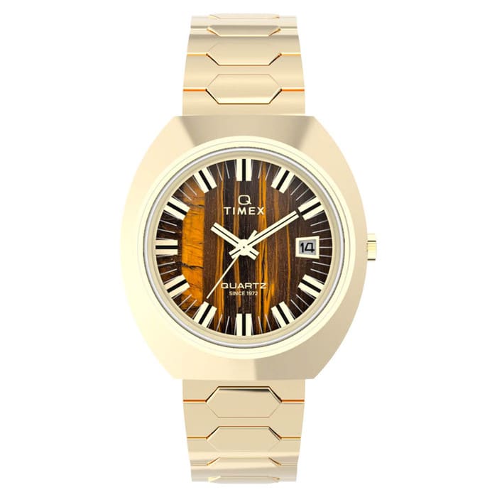 Timex® Q 1972 Time Machine Reissue 39mm Stainless Steel Bracelet Watch #TW2Y45200