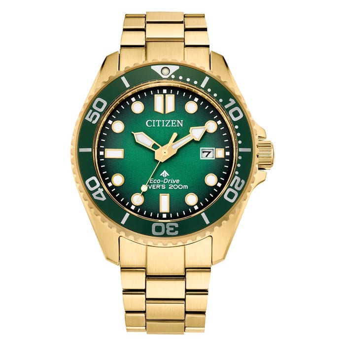 Citizen Eco-Drive Promaster Dive Watch with Green Dial #BN0262-59W