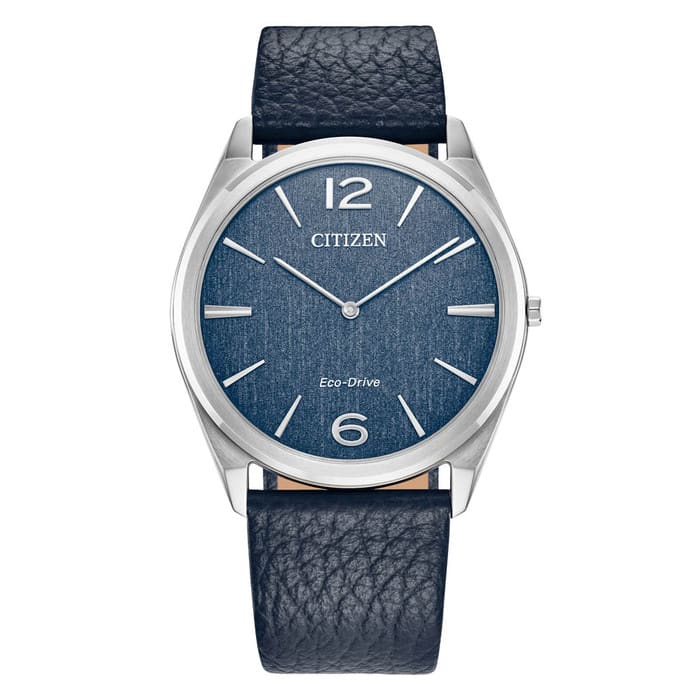 Citizen Eco-Drive Suratto Thin Watch with Blue Dial #AR3120-08L