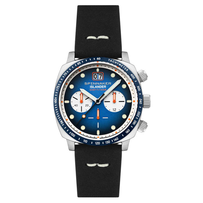 Spinnaker x Islander LE Hull Chronograph with Ocean Blue Dial #SP-5068-LIW0C