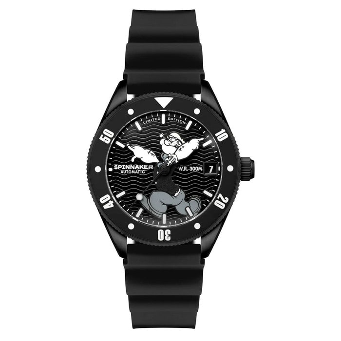 Spinnaker Challenger Automatic Popeye Anchor Arms LE Midnight Mast #SP-5163-03